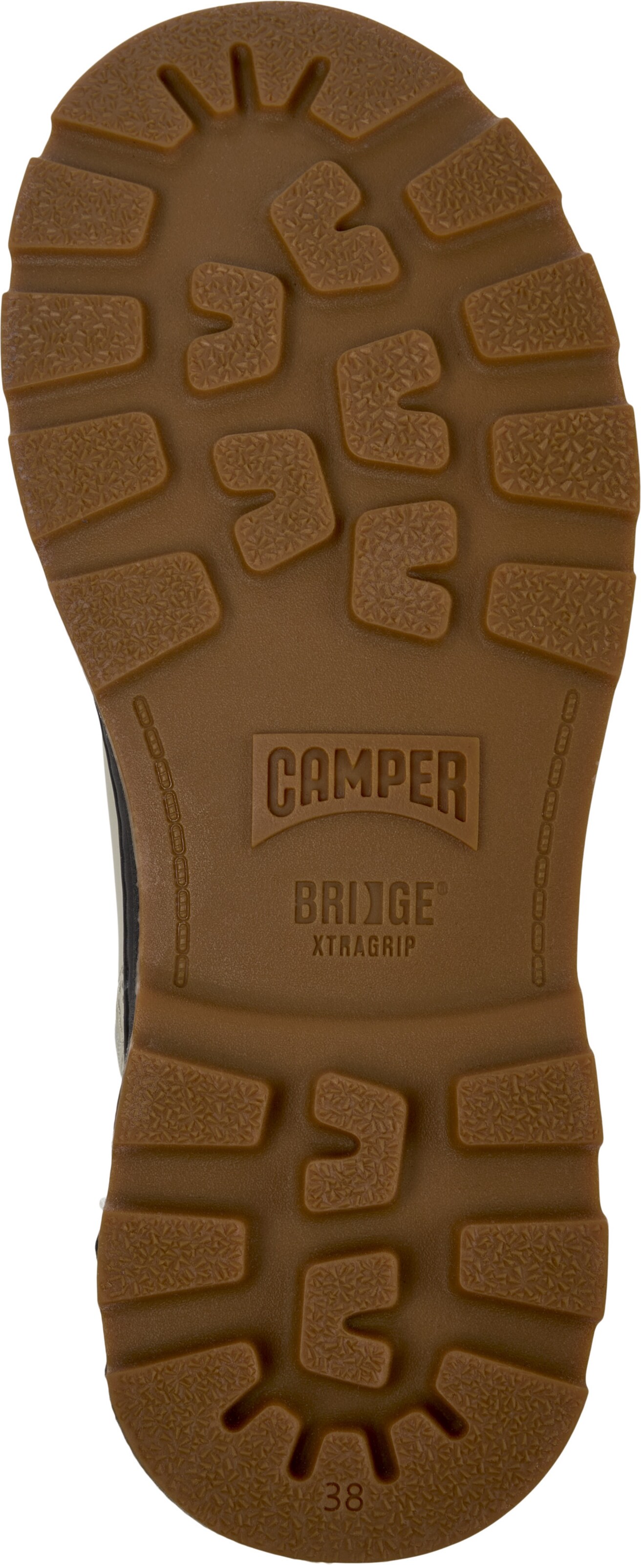 CAMPER Lace-up bootie 'Brutus' in Beige