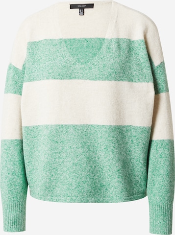 VERO MODA Trui 'Doffy' in Groen: voorkant