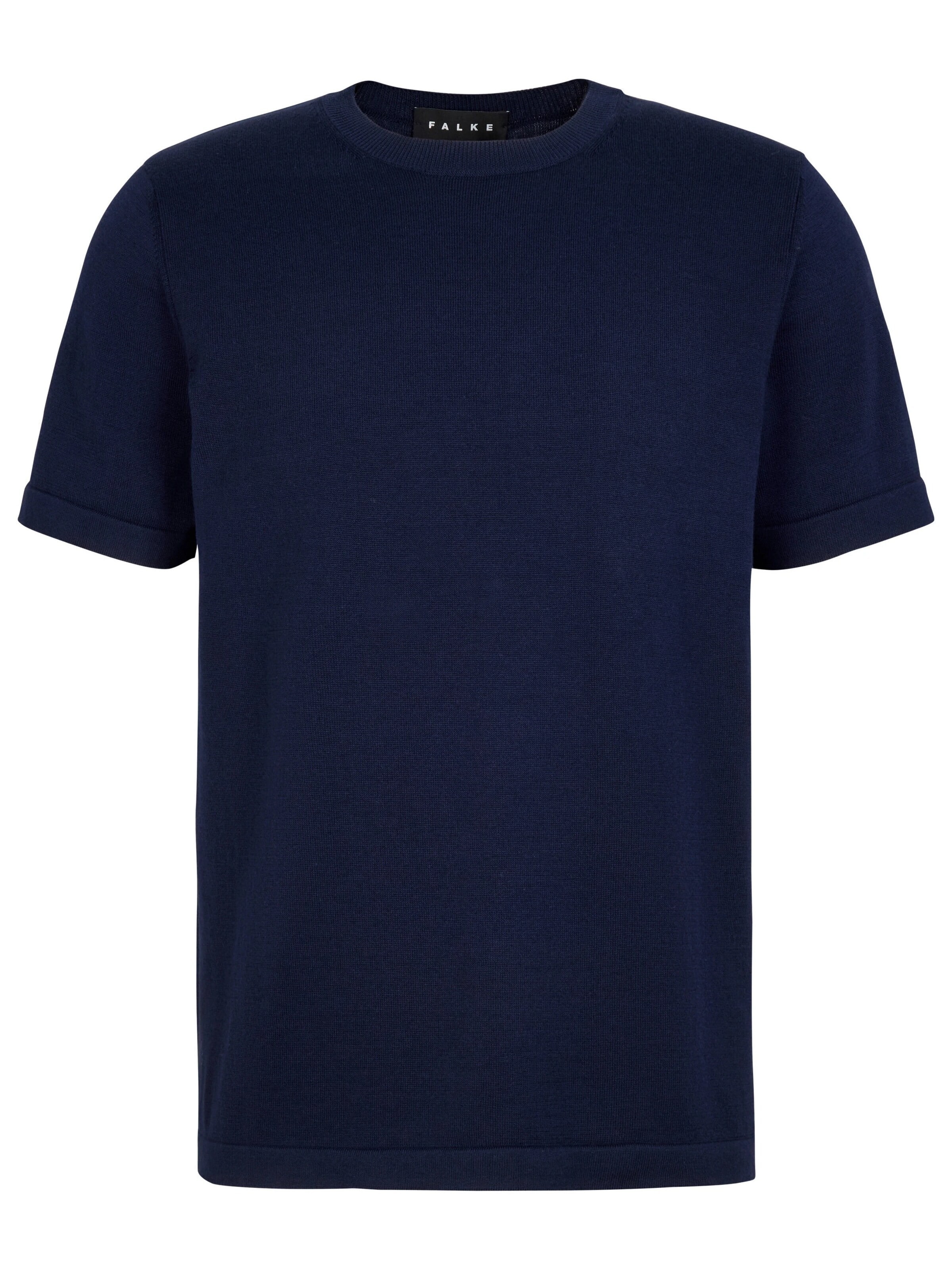 FALKE Shirt 'Cotton Knit' in Blue: front