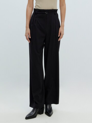 EDITED Flared Pants 'Annelie' in Black: front