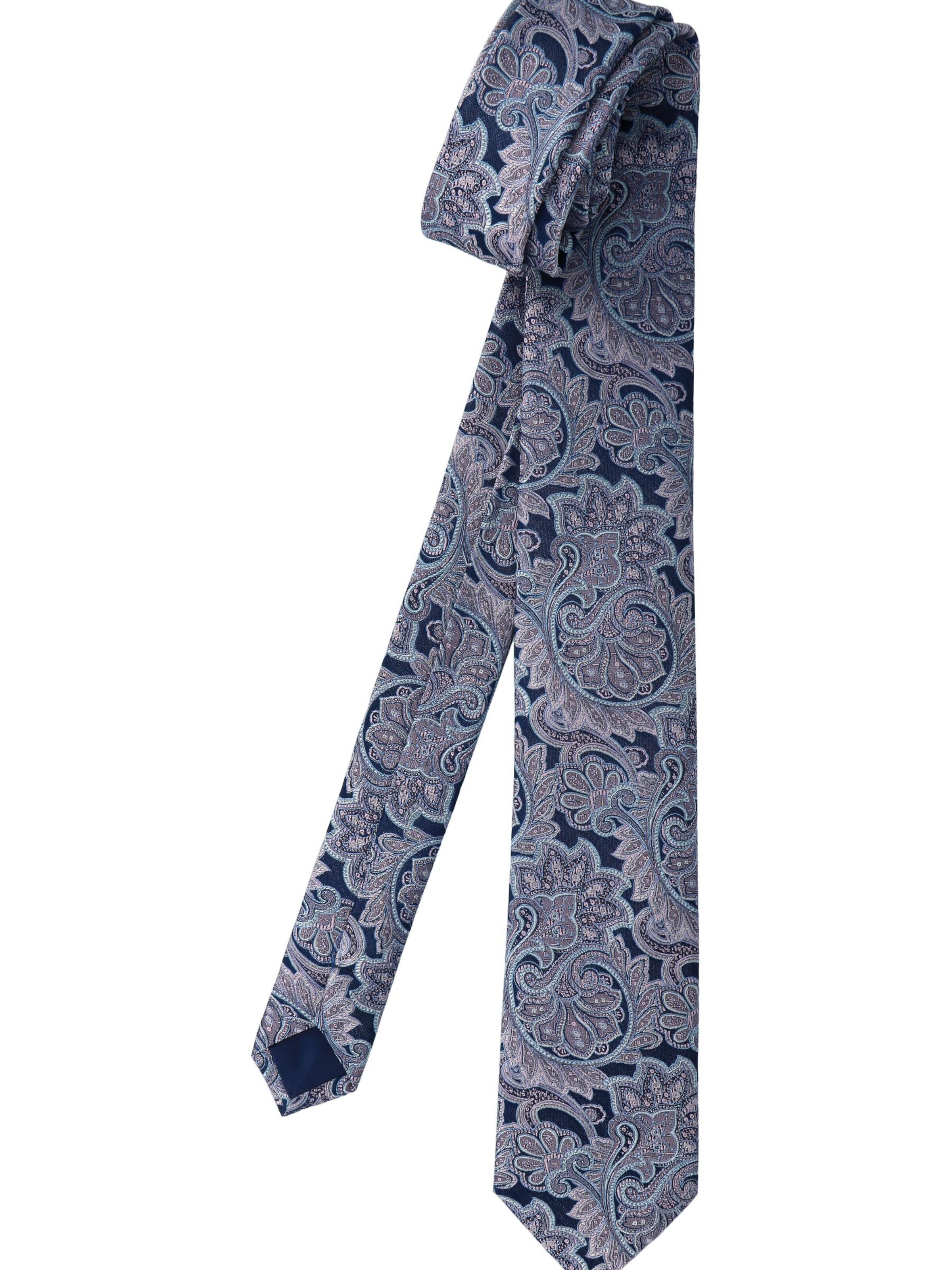 WILLEN Tie 'Marine Paisley' in Pink