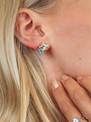 Boucles d'oreilles 'Wings' La Moda Me en bleu