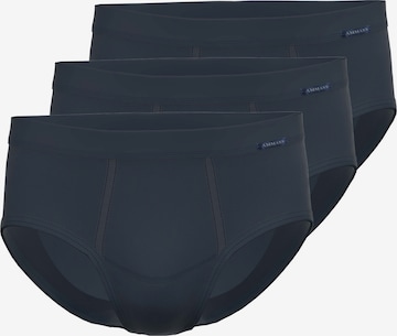 Ammann Slip 'Feinripp Premium' in Blau: Vorderseite