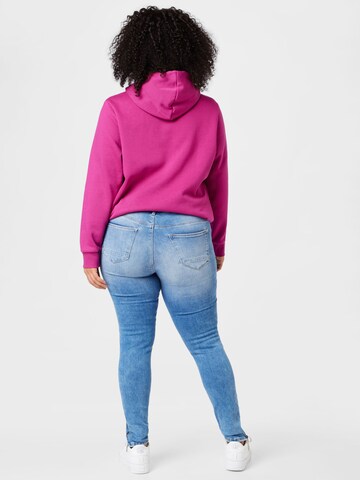 ONLY Carmakoma Skinny Jeans 'Karla' in Blauw