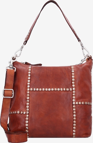 Campomaggi Shoulder Bag in Brown: front