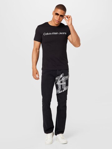 Calvin Klein Jeans T-Shirt in Schwarz