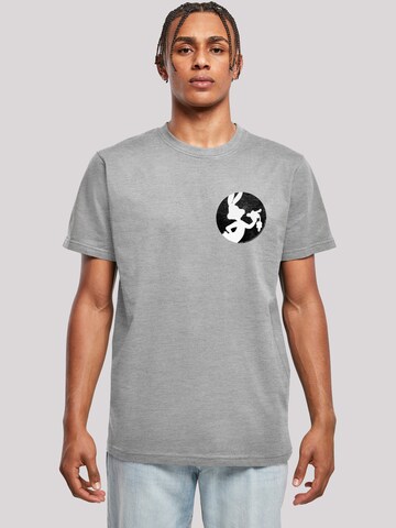 T-Shirt 'Looney Tunes ' F4NT4STIC en gris : devant
