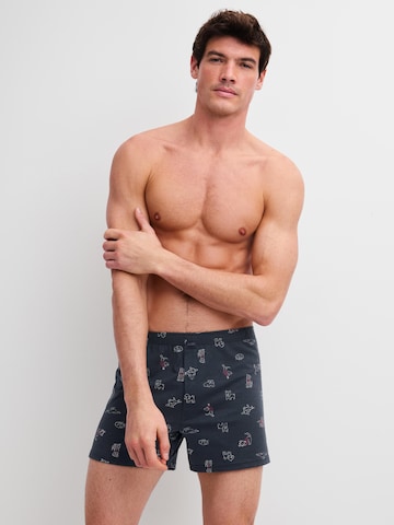CALIDA Boxershorts 'Family & Friends' in Zwart