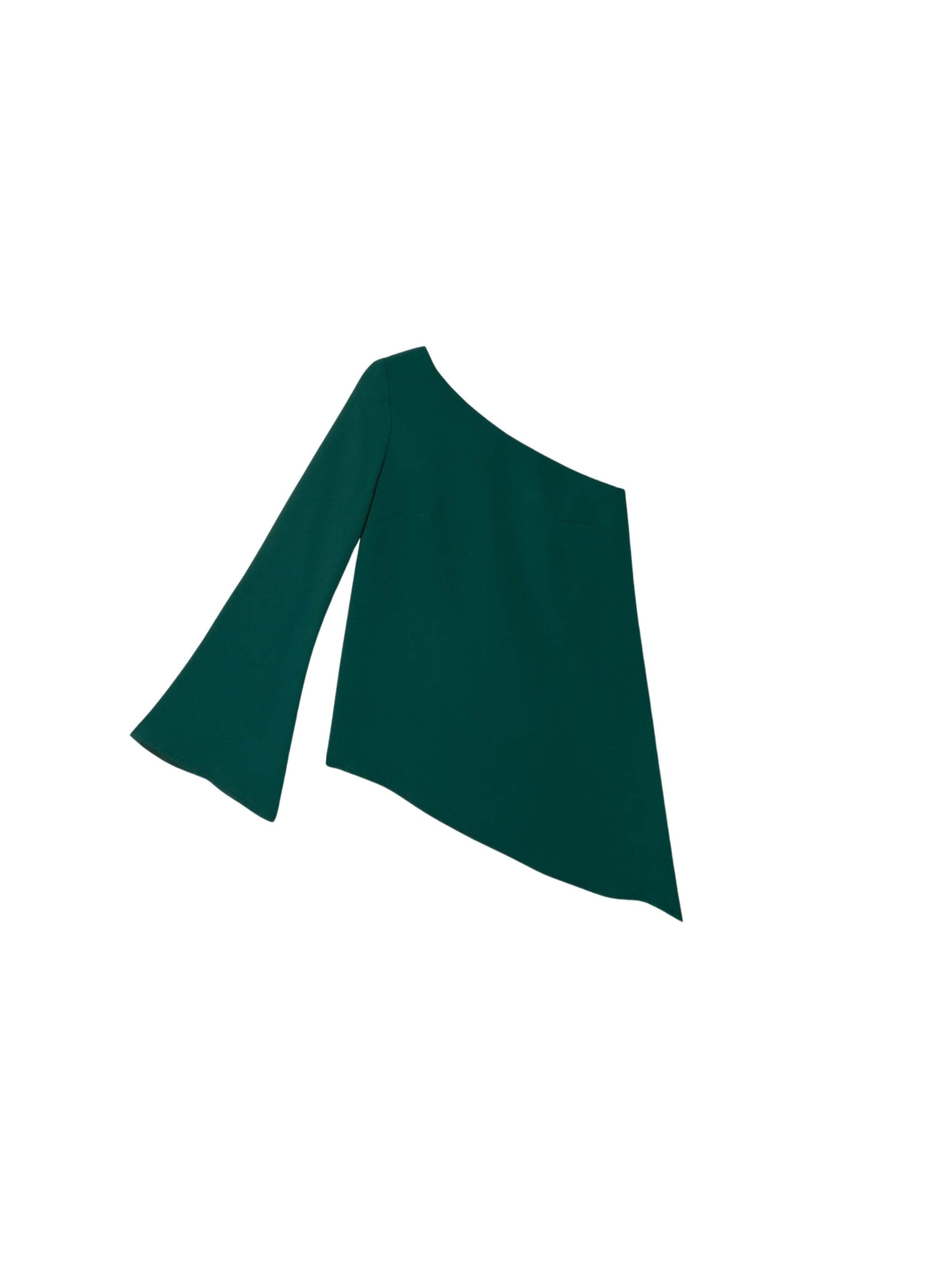 THE-ARE - Blusa en verde: frente