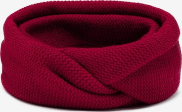 Écharpe tube '7103' Vivisence en rouge : devant