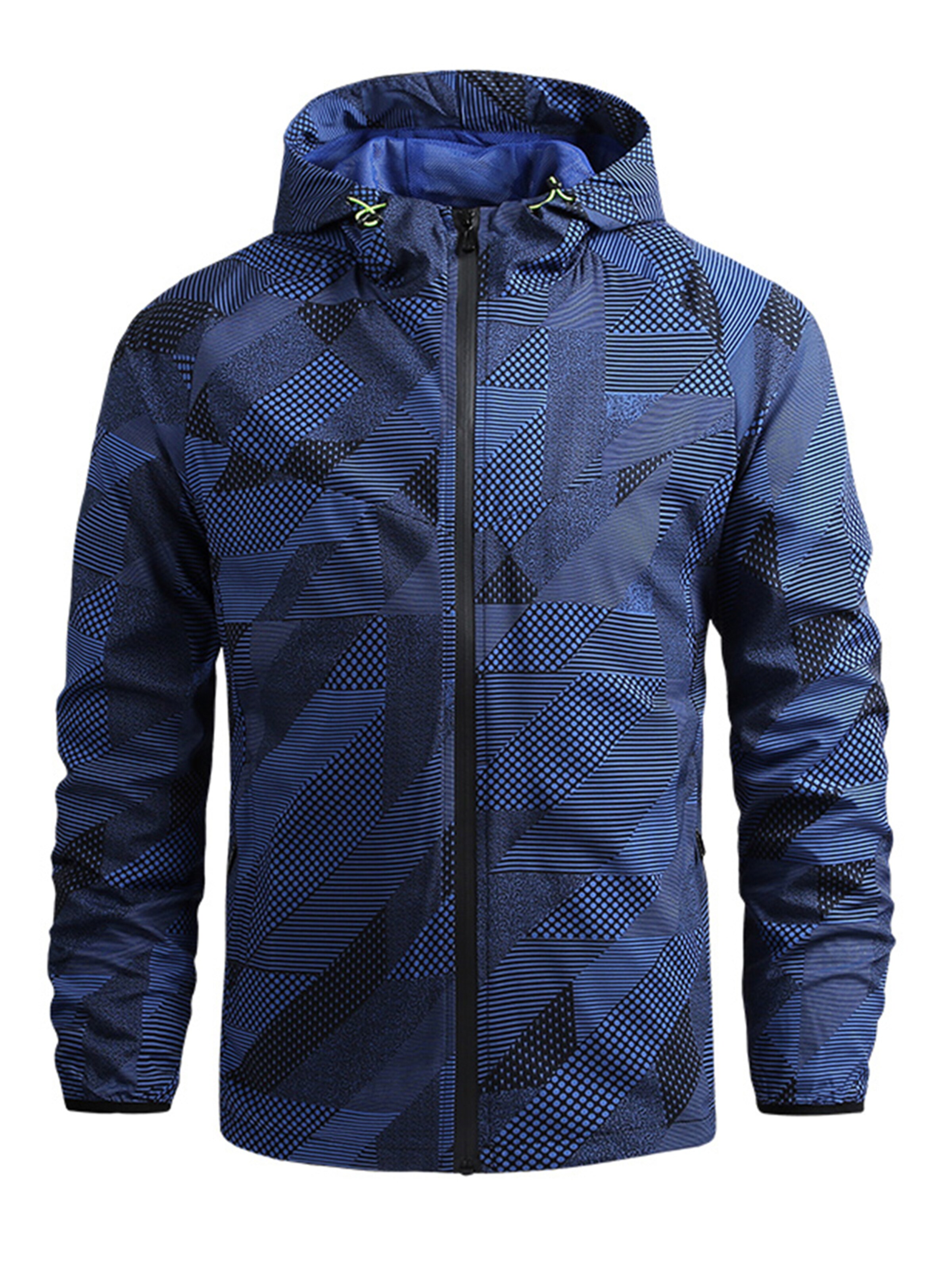 Youthup Outdoor jacket in Blue: front