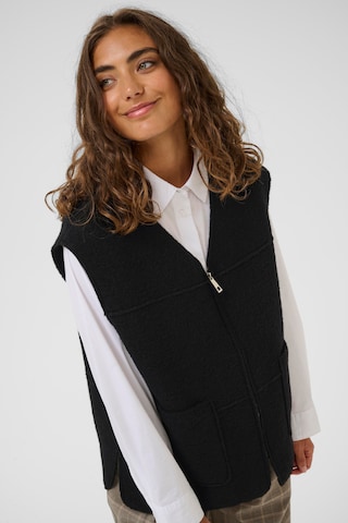 CULTURE Weste in Schwarz