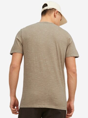 JACK & JONES Shirt 'Split' in Beige