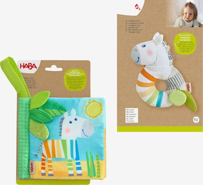 HABA Krabbelrolle 'New Born Geschenk' in One Size in beige / azur / grün / weiß, Produktansicht