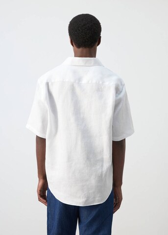 MANGO MAN Poloshirt 'Bay' in Weiß