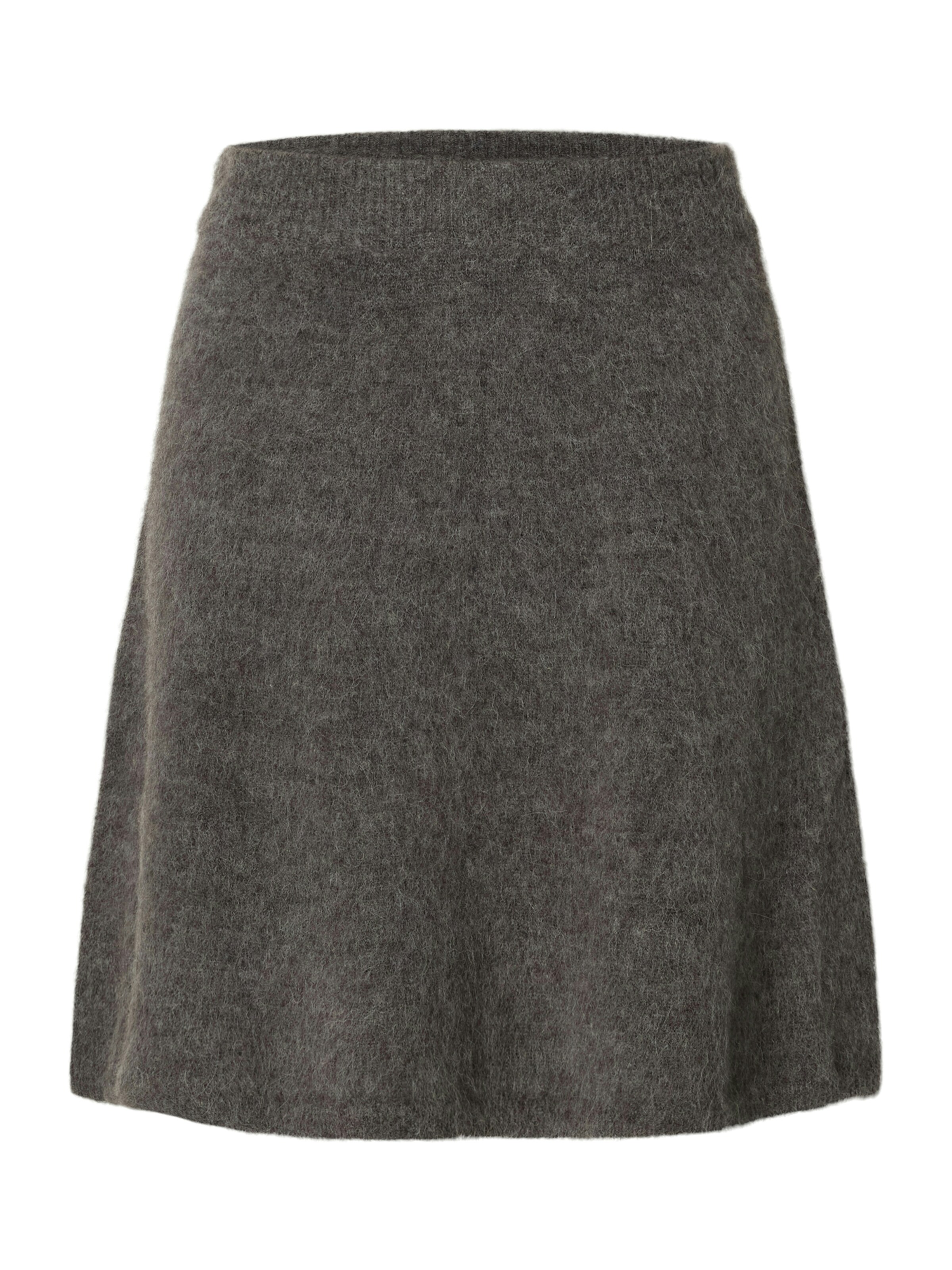 SELECTED Skirt 'SLFLULU' in Grey: front