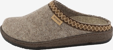 ROHDE Clogs 'Novara-D' in Beige: voorkant