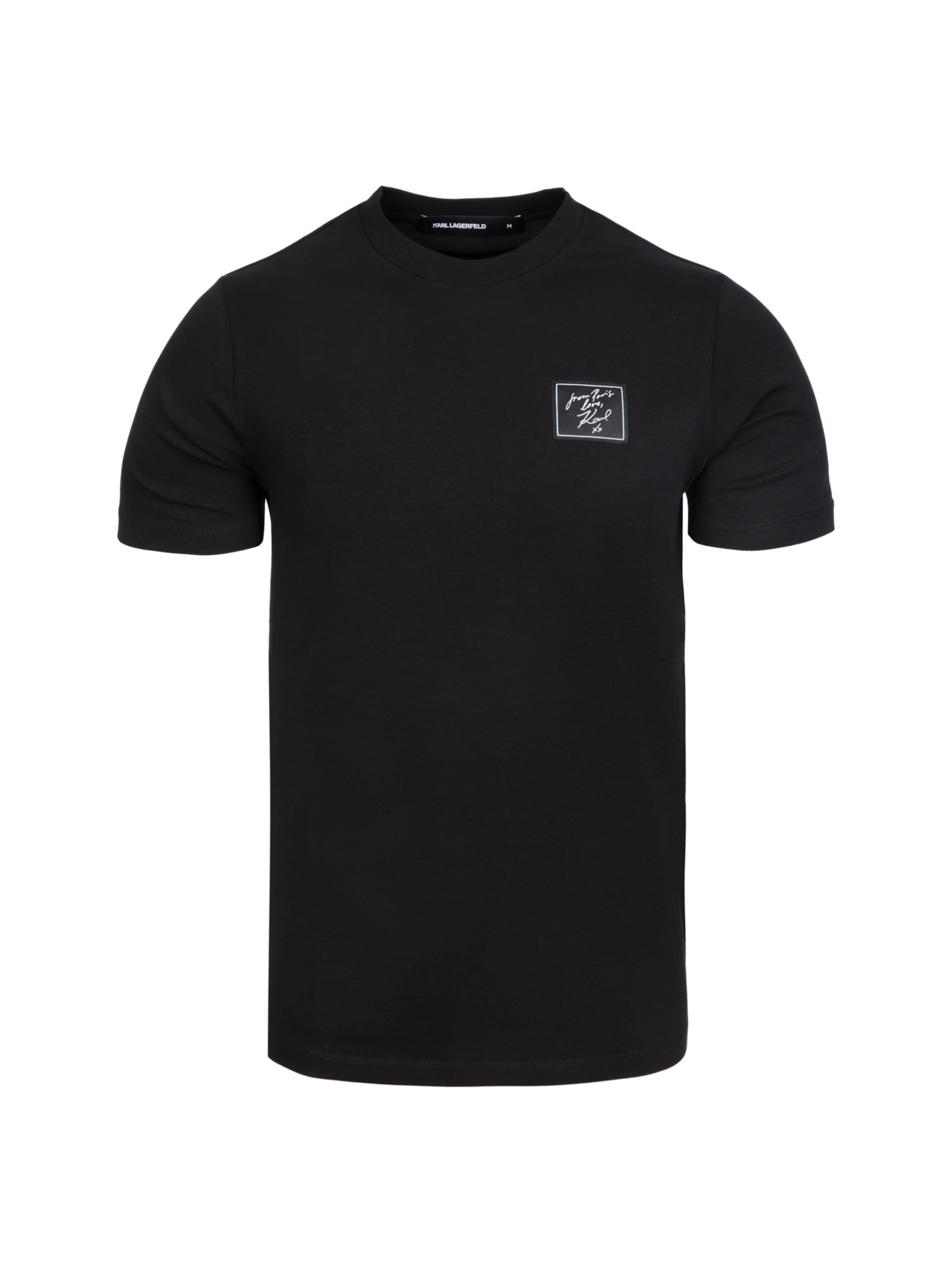 Maglia funzionale di Karl Lagerfeld in nero: frontale