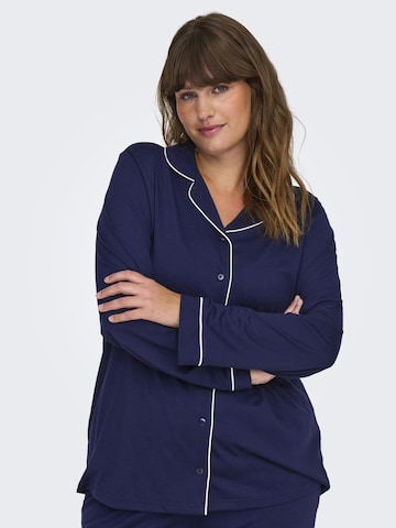 ONLY Carmakoma Pyjama 'CARNIGHT' in Blauw