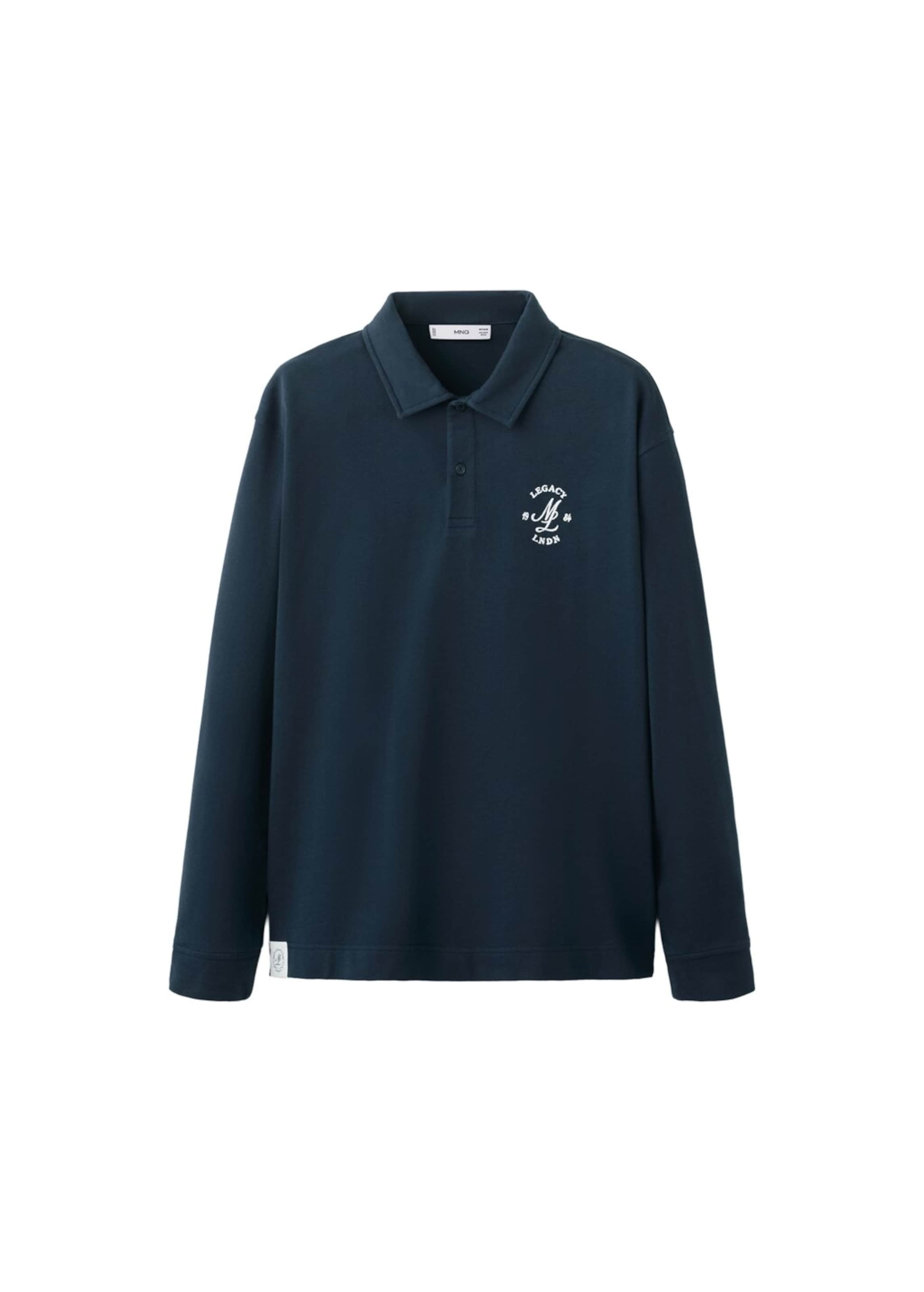 MANGO MAN Shirt 'Legacyp' in Night blue / White, Item view