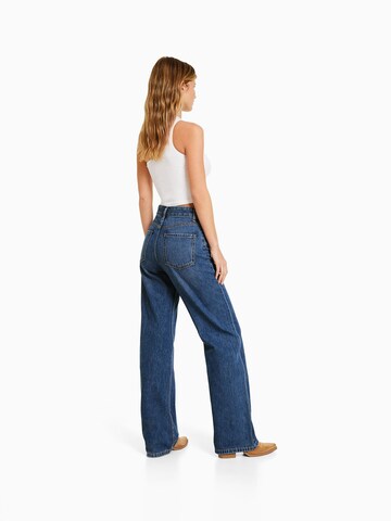 Bershka Wide leg Jeans i blå