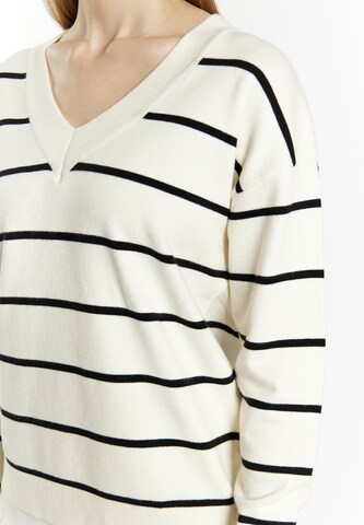 Pullover 'Baradello' di DreiMaster Klassik in bianco