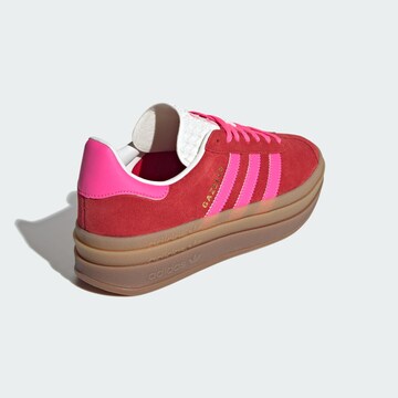 ADIDAS ORIGINALS Ниски маратонки 'Gazelle Bold' в червено