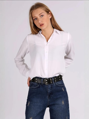 Bigdart Blouse in White: front