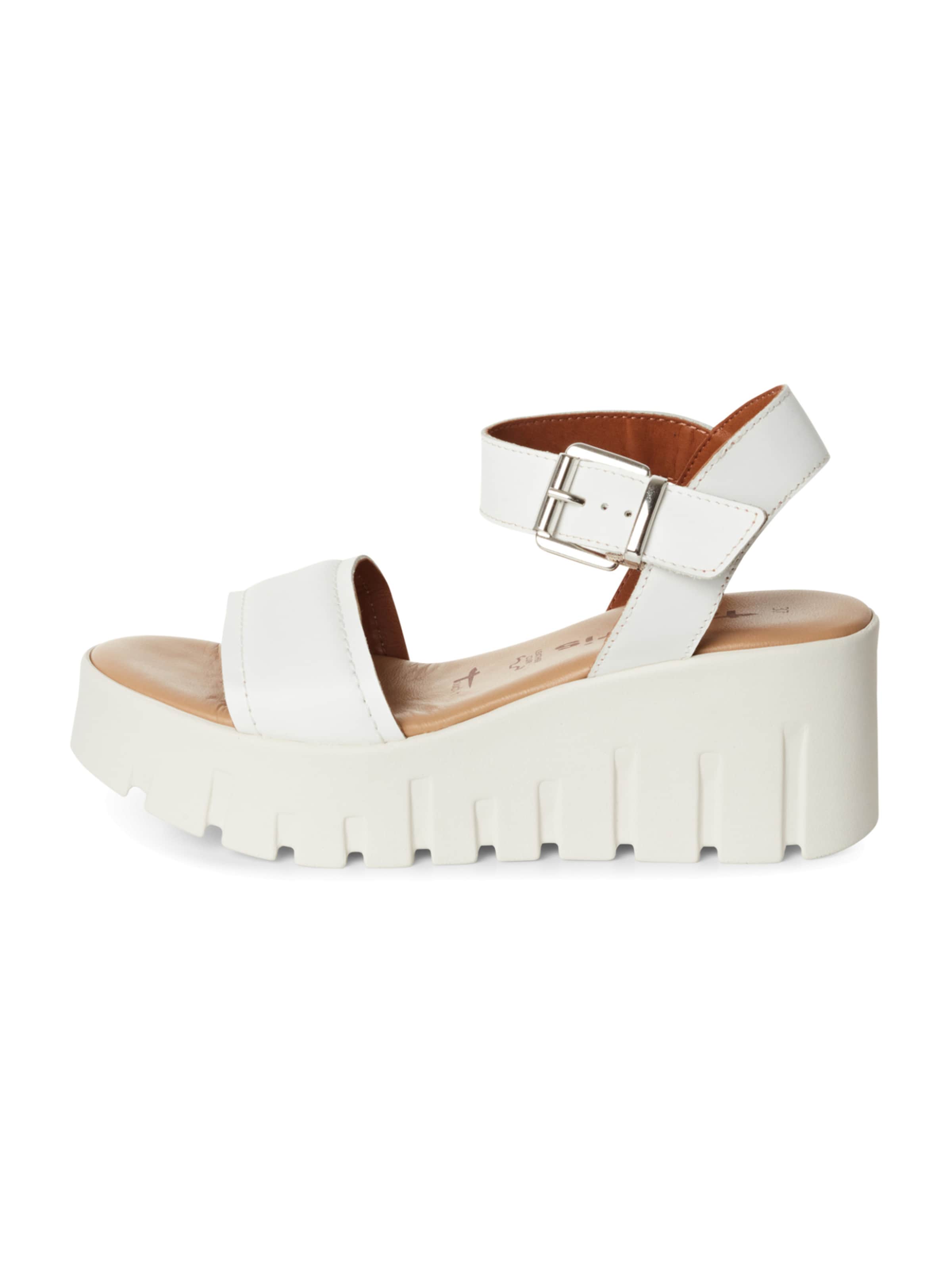 Tamaris Sandale in Weiß