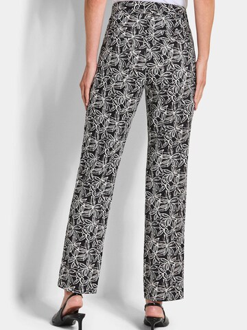 Goldner Slimfit Broek 'Sara' in Zwart