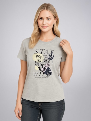 LEAFLETIC Shirt 'Leafletic Women’s Short Sleeve T-Shirt'‌‌‌‌ in Grau