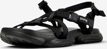 Sandalo con cinturino ' Karst ' di CAMPER in nero: frontale