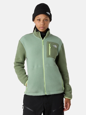 THE NORTH FACE Funktionsfleecejacka 'Yumiori' i grön: framsida