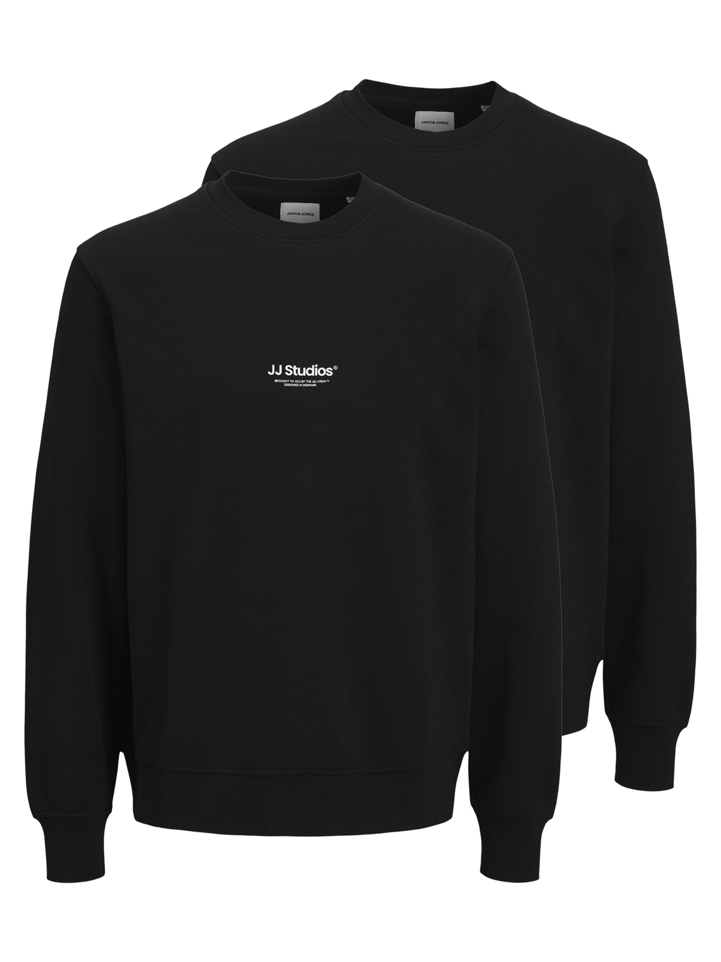 JACK & JONES Sweatshirt 'Soho' in Zwart: voorkant