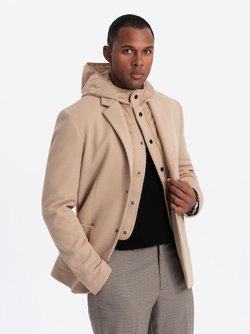 Ombre Slim Fit Sakko in Beige