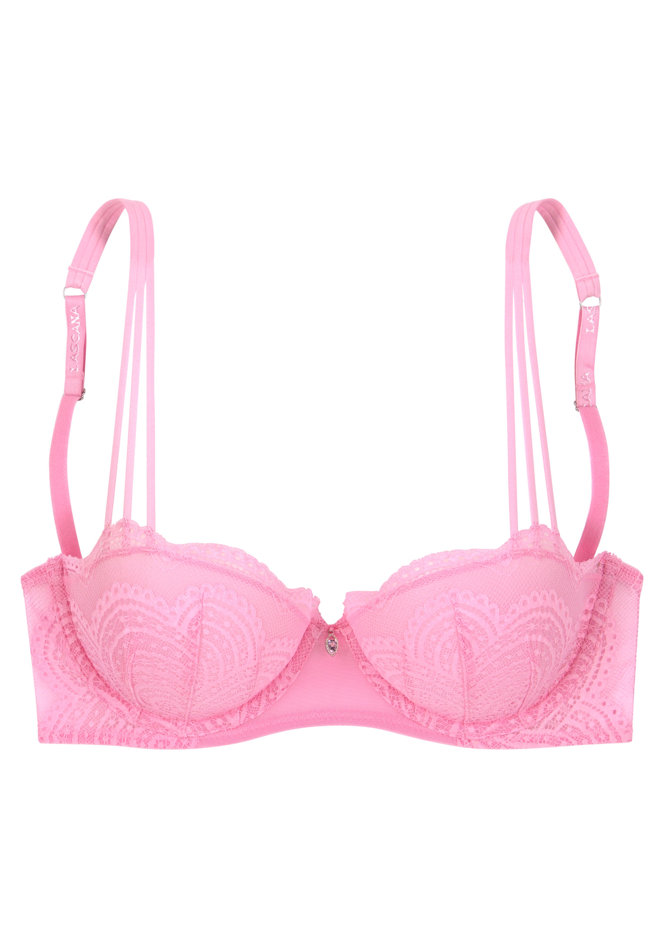 LASCANA Balconette BH in Pink: Vorderseite