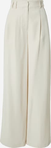 Pantaloni con pieghe 'Avena' di Guido Maria Kretschmer Collection in beige: frontale