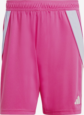 ADIDAS PERFORMANCE Regular Urheiluhousut 'Tiro 24' värissä vaaleanpunainen: etupuoli