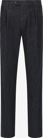 Boggi Milanoregular Hlače s naborima - plava boja: prednji dio