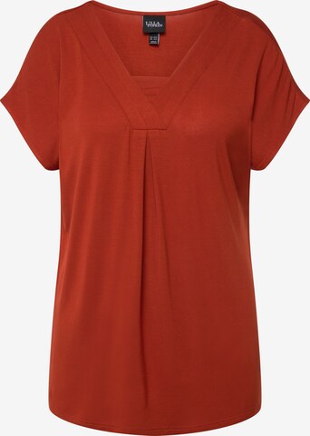 Ulla Popken Shirt in Oranje: voorkant