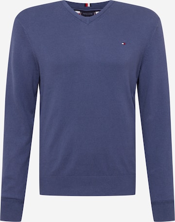 Pull-over TOMMY HILFIGER en bleu : devant