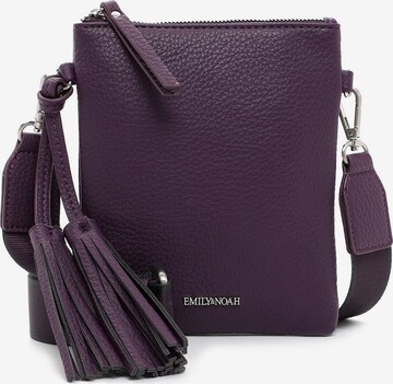 Emily & Noah Crossbody Bag 'Nadine' in Purple: front