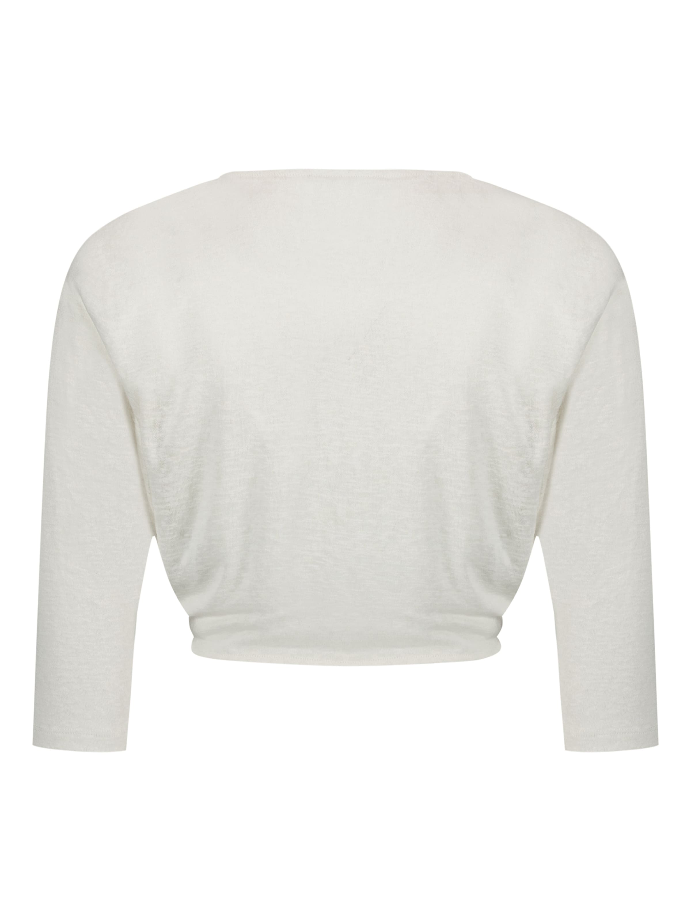 zero Sweatjacke in Weiß