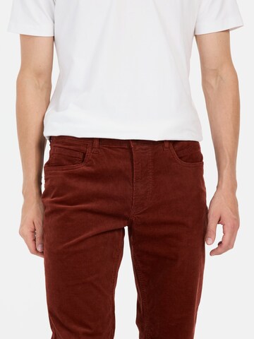 CAMEL ACTIVE Regular Regular Fit 5-Pocket Cordhose in Rot
