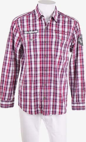 s.Oliver Button Up Shirt in L in Purple: front