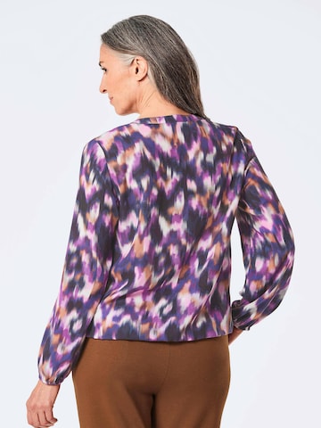Goldner Bluse in Lila