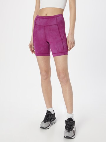 Kathmandu Skinny Outdoorbroek in Lila: voorkant