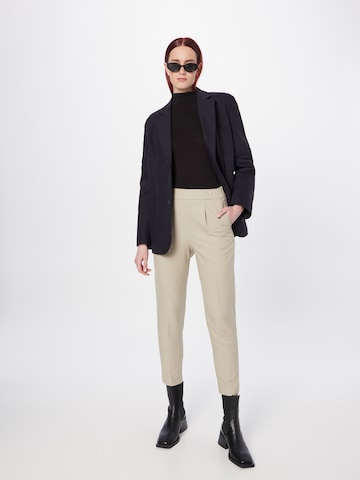 Regular Pantalon à plis Sisley en beige