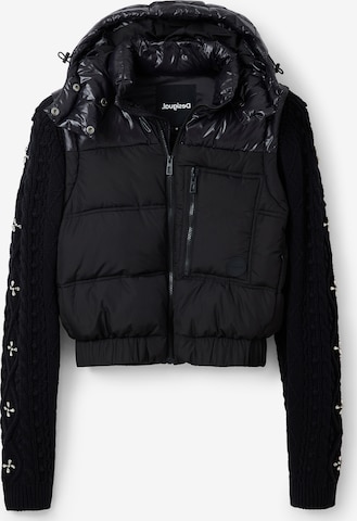 Veste d’hiver Desigual en noir : devant