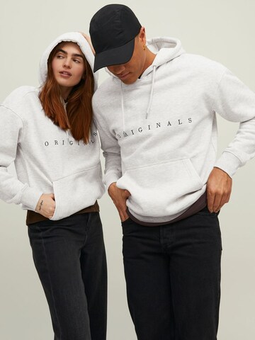 JACK & JONES Суичър 'Copenhagen' в бяло: отпред